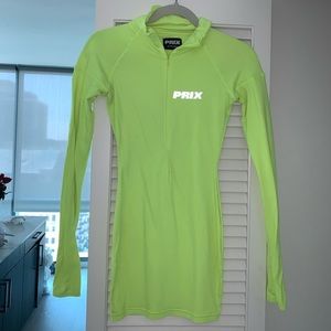 PRIX Workshop “knight dress” neon yellow